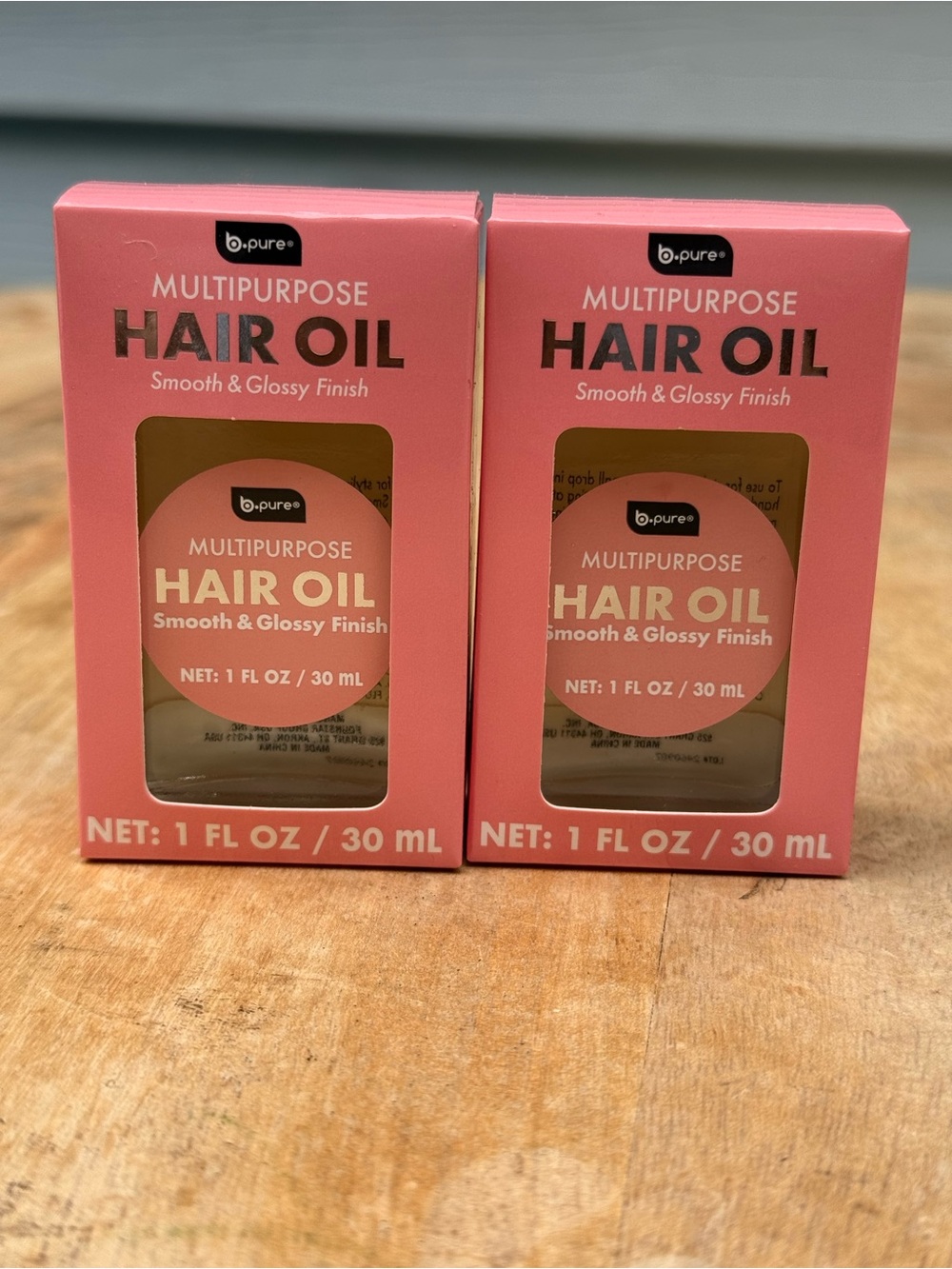 2-b.pure Multipurpose Hair Oil - Pink Packaging